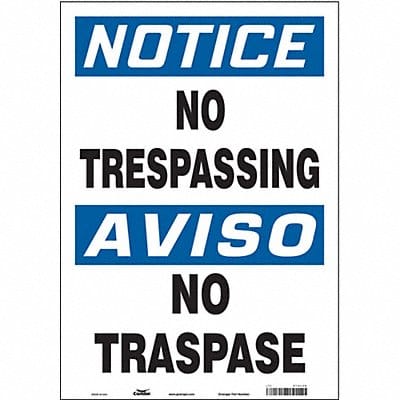 J7002 Safety Sign 20 in x 14 in Vinyl