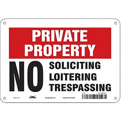 Safety Sign 7 inx10 in Polyethylene