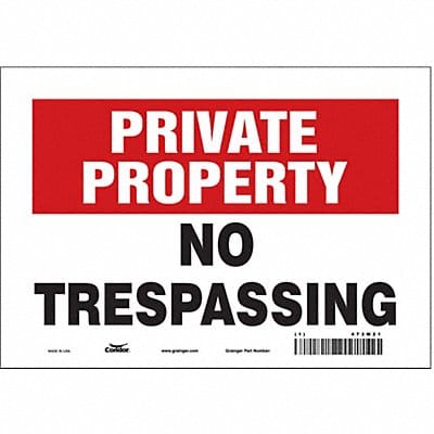 Safety Sign 7 inx10 in Vinyl