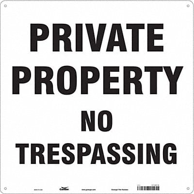 Safety Sign 18 in x 18 in Polyethylene