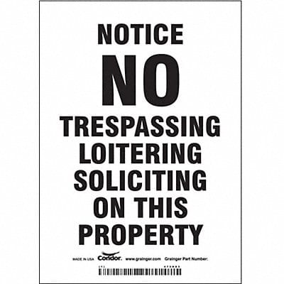 Safety Sign 7 in x 5 in Vinyl