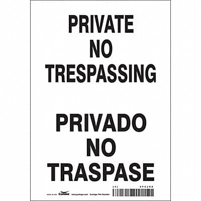 Safety Sign 10 in x 7 in Vinyl