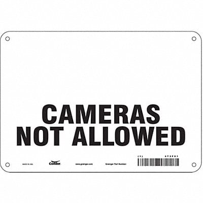 Safety Sign 7 in x 10 in Polyethylene