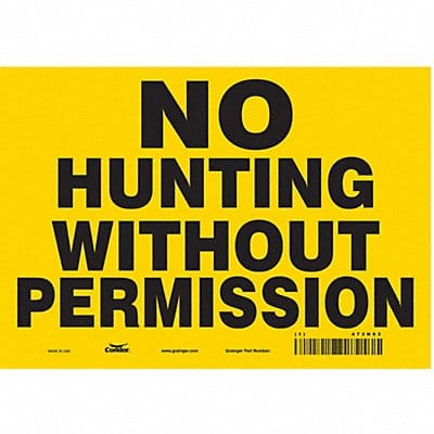 Safety Sign 7 in x 10 in Vinyl