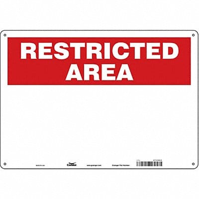 Safety Sign 14 inx20 in Aluminum