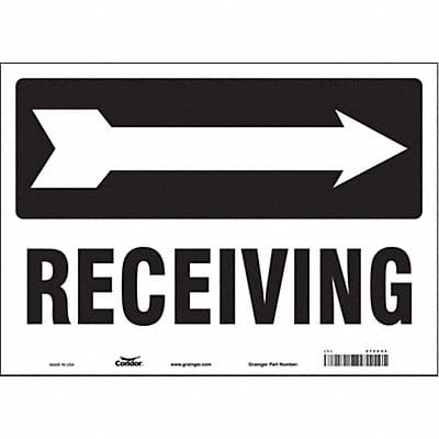 Safety Sign 10 inx14 in Vinyl