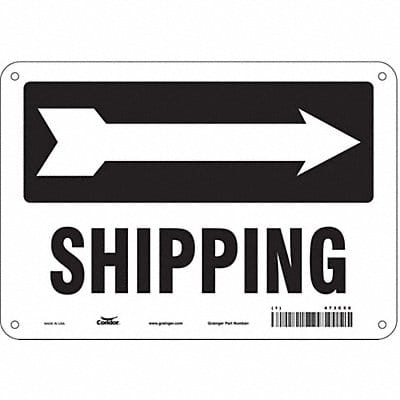 Safety Sign 7 in x 10 in Polyethylene