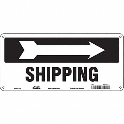 Safety Sign 6.5in x 14in Aluminum
