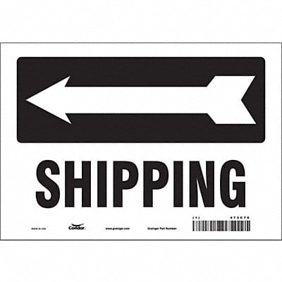 Safety Sign 7 in x 10 in Vinyl