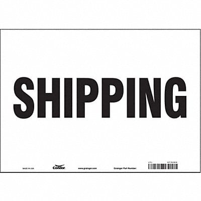Safety Sign 10 in x 14 in Vinyl