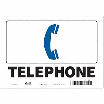 Safety Sign 7 in x 10 in Vinyl