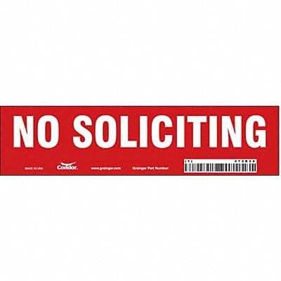 Safety Sign 2 in x 8 in Vinyl