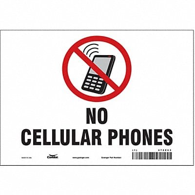 Safety Sign 7 in x 10 in Vinyl