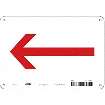 Safety Sign 7 in x 10 in Polyethylene
