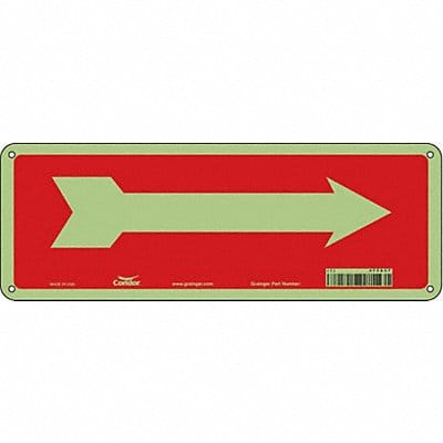 Safety Sign 5 in x 14 in Polyethylene