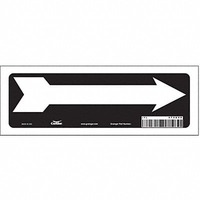 Safety Sign 3 1/2 in x 10 in Vinyl