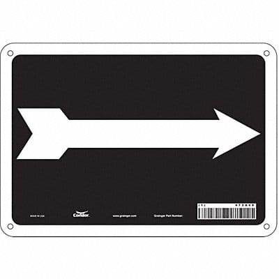 Safety Sign 7 in x 10 in Aluminum