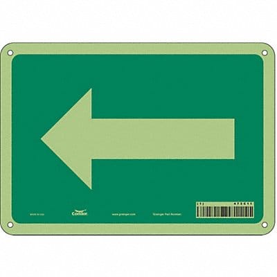 Safety Sign 7 in x 10 in Polyethylene