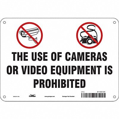 Safety Sign 7 in x 10 in Polyethylene