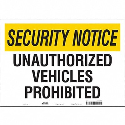 Safety Sign 14 in x 20 in Vinyl