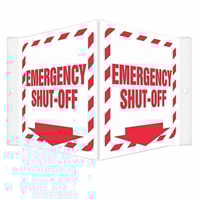 Safety Sign 6 in x 8 1/2 in PETG