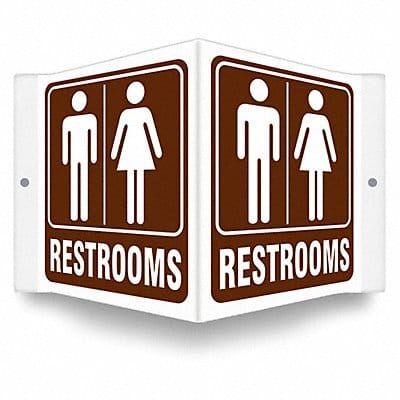 Safety Sign 6 in x 8 1/2 in PETG