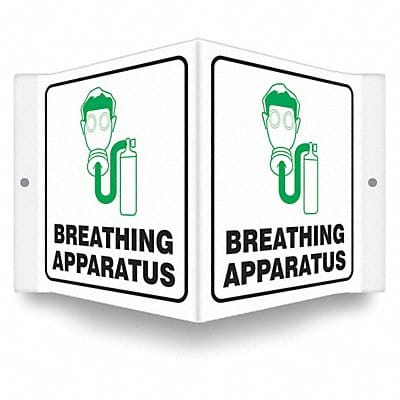 Safety Sign 6 in x 8 1/2 in PETG