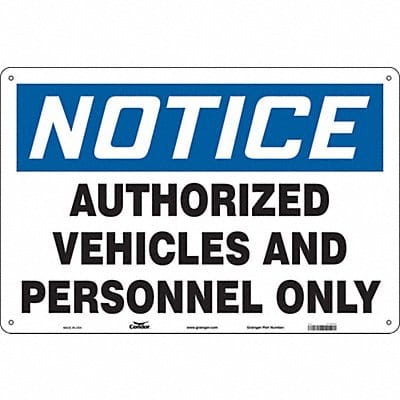 Safety Sign 24 in x 36 in Aluminum