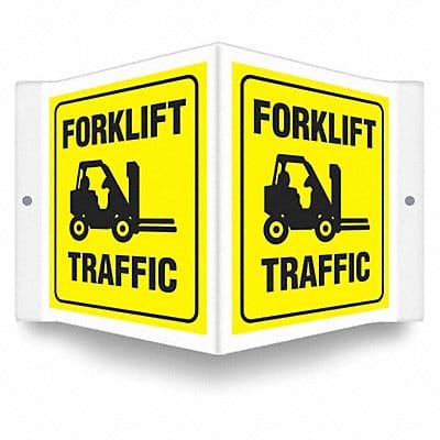 Safety Sign 6 inx8 1/2 in PETG