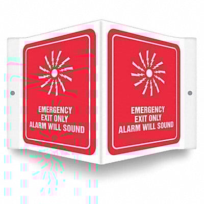 Safety Sign 6 in x 8 1/2 in PETG