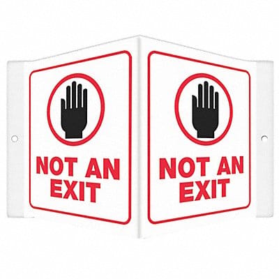 Safety Sign 6 in x 8 1/2 in PETG