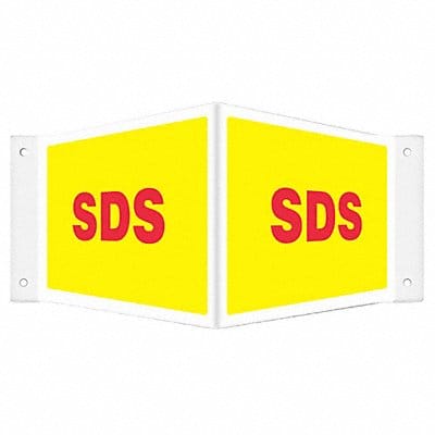 Safety Sign 8 inx18 in PETG