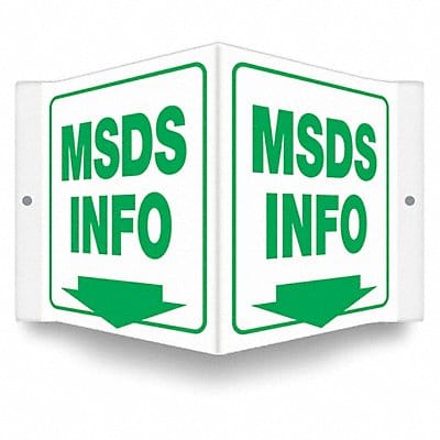 Safety Sign 6 inx8 1/2 in PETG Safety Sign 6 inx8 1/2 in PETG