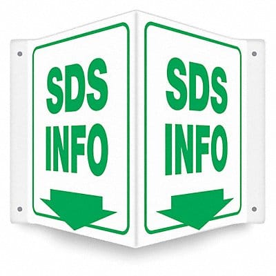 Safety Sign 12 inx14 in PETG