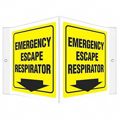 Safety Sign 6 in x 8 1/2 in PETG
