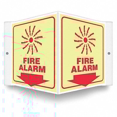 Safety Sign 6 inx8 1/2 in PETG