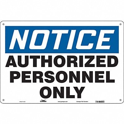 Safety Sign 24 in x 36 in Polyethylene