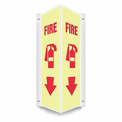 Safety Sign 18 inx7 1/2 in PETG