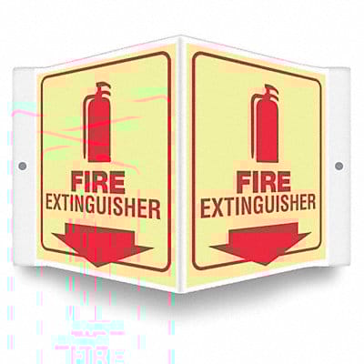 Safety Sign 6 inx8 1/2 in PETG