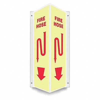 Safety Sign 18 inx7 1/2 in PETG