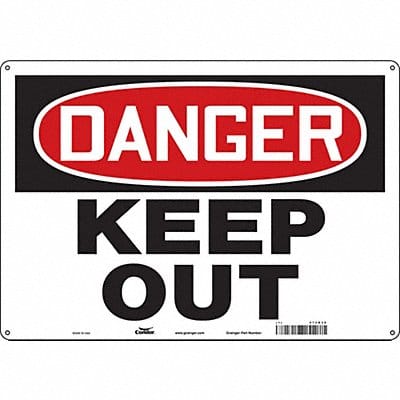 Safety Sign 14 inx20 in Polyethylene