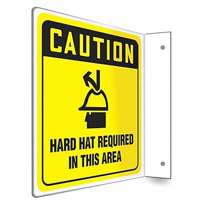 Safety Sign 8 inx8 in PETG