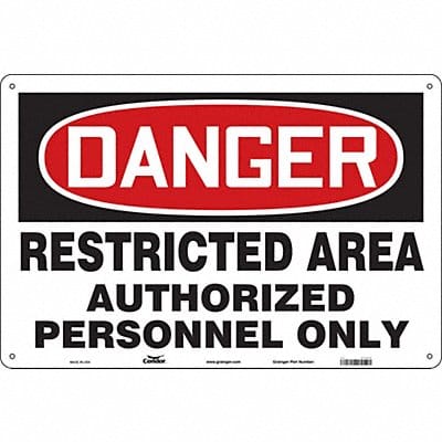 Safety Sign 24 in x 36 in Polyethylene