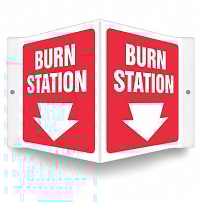 Safety Sign 6 in x 8 1/2 in PETG