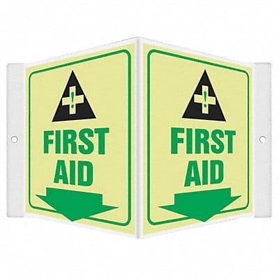 Safety Sign 6 inx8 1/2 in PETG