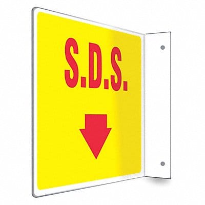 Safety Sign 8 inx12 in PETG