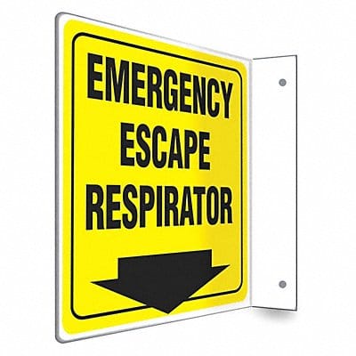 Safety Sign 8 in x 8 in PETG