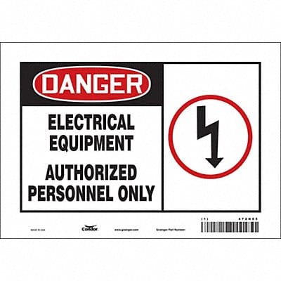 Safety Sign 7 inx10 in Vinyl