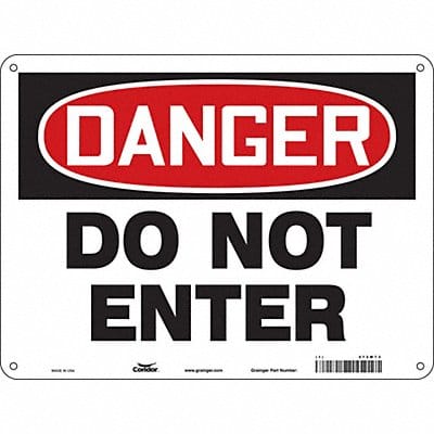 Safety Sign 18 inx24 in Aluminum