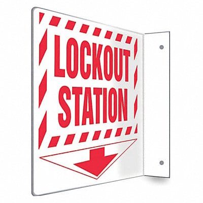 Safety Sign 8 inx12 in PETG